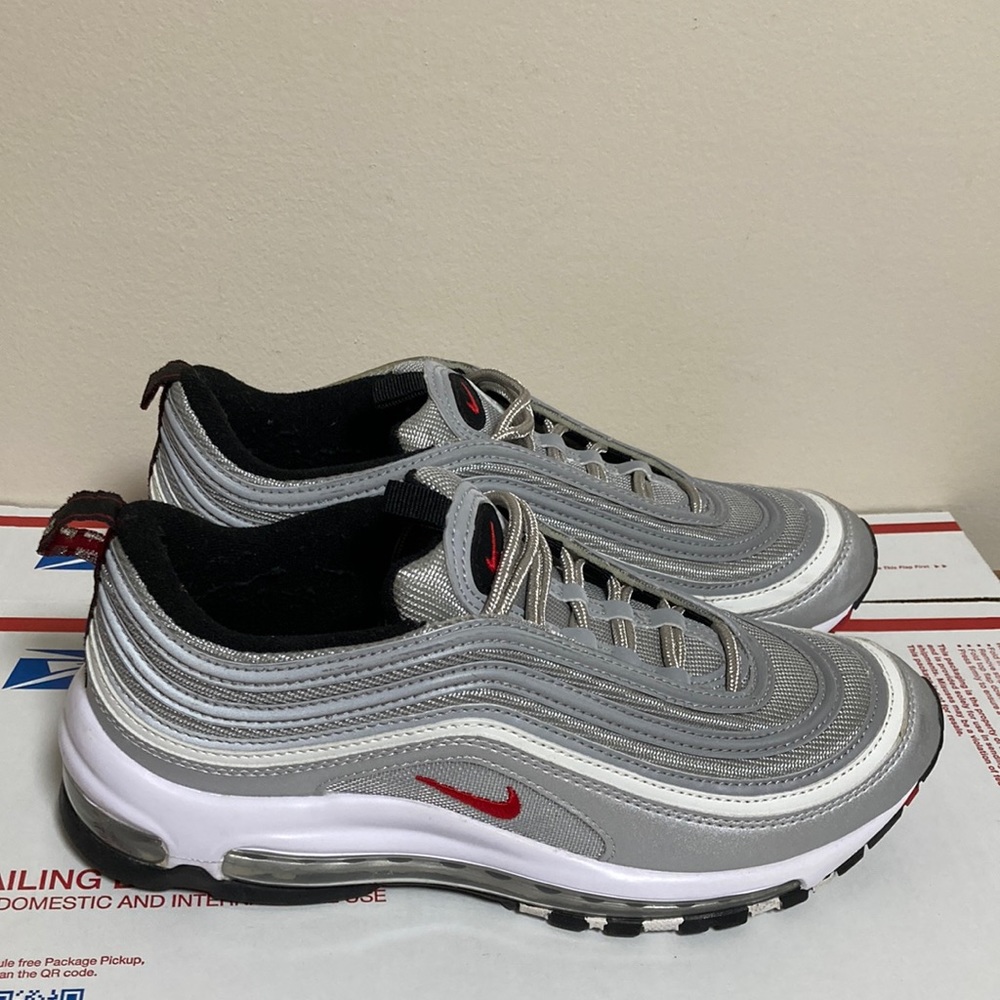Nike Air Max 97 silver bullet, size 8